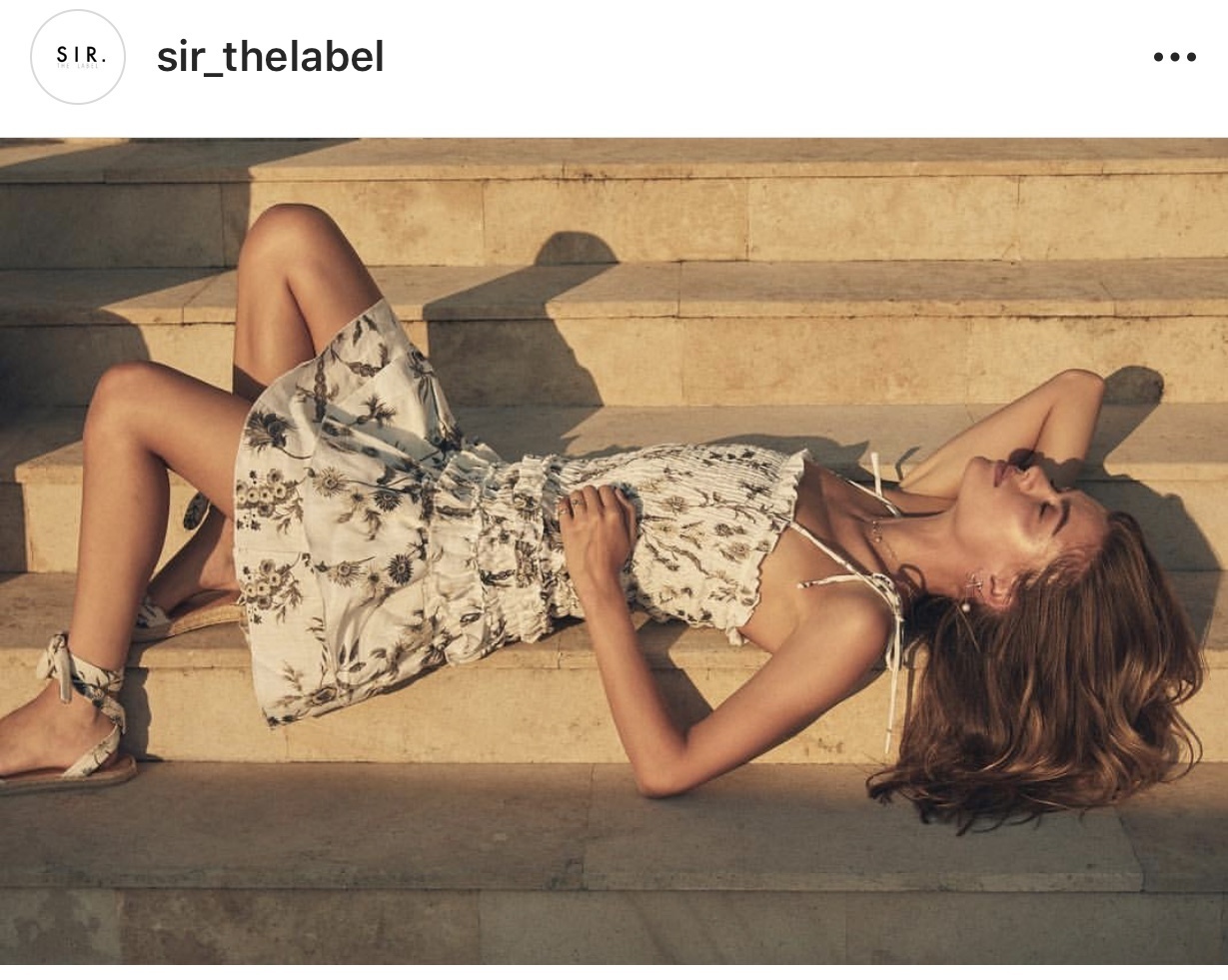 Designer rental Sir The Label Mariele Ruched Mini