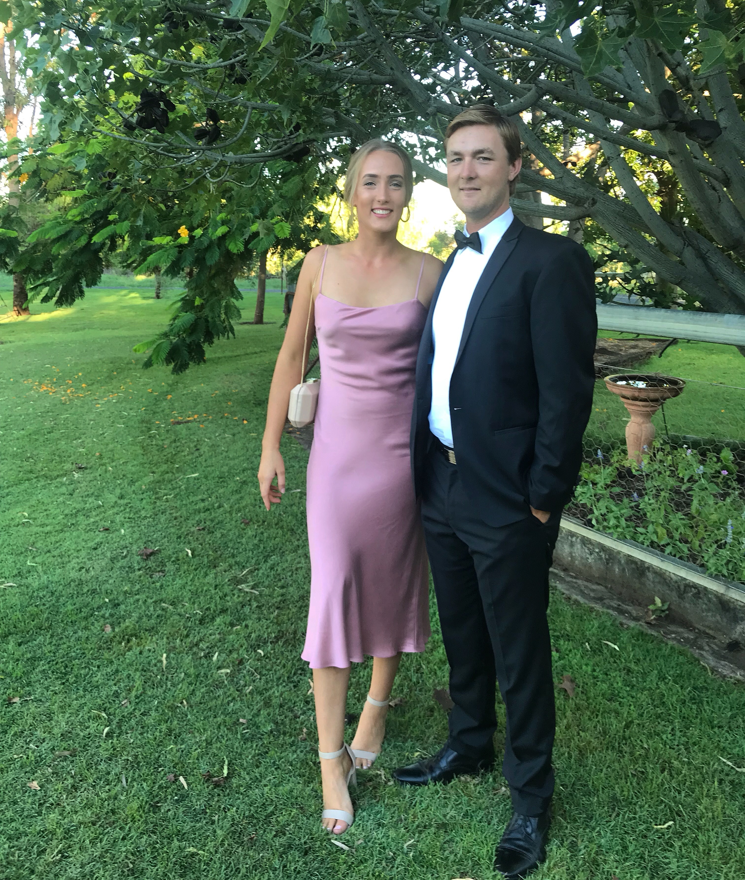 Formal rental Pink Bec & Bridge