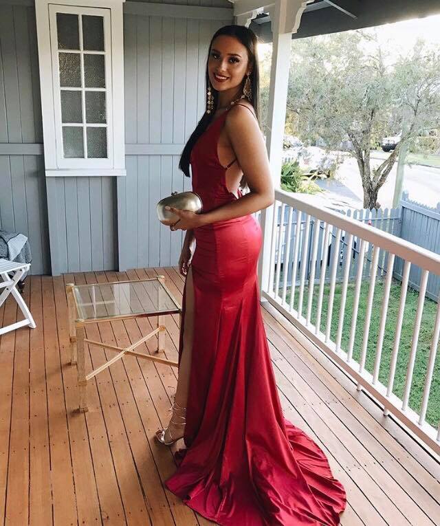 Designer rental Red Alamour The Label