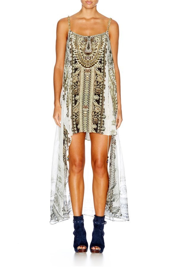 Rental Camilla Coats Of Light Overlay Mini Dress