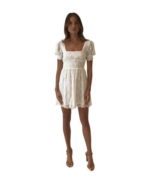 Formal rental Hansen & Gretel Campbell Dress Ivory Anglaise