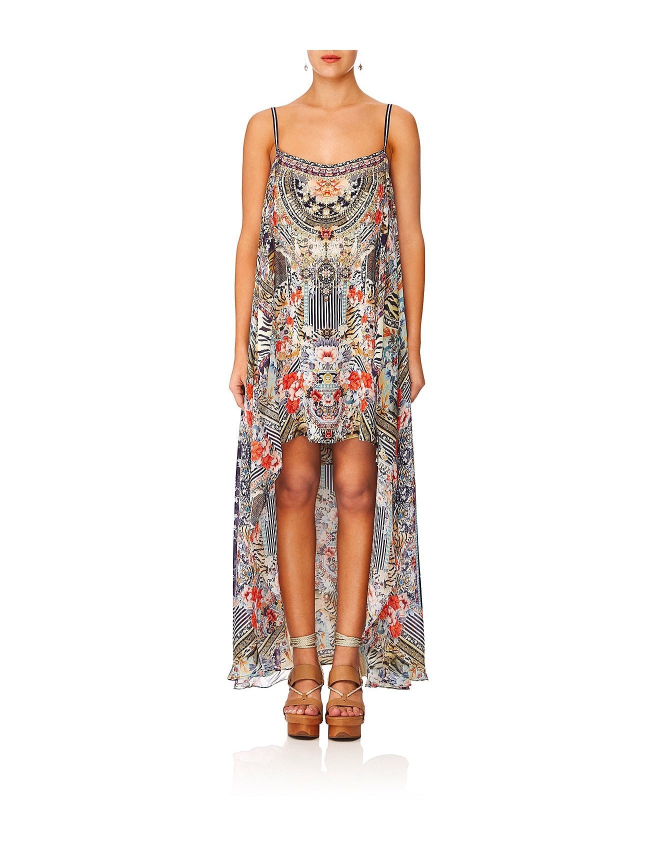 Rent a Camilla The Lonely Wild Mini Dress W/Long Overlay