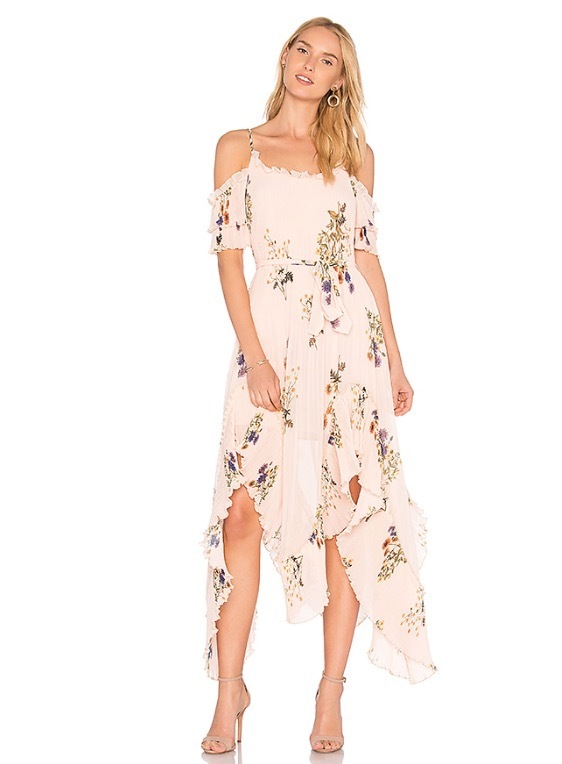 Hire a We Are Kindred Country Field Maxi Dress In Ditsy Marigold