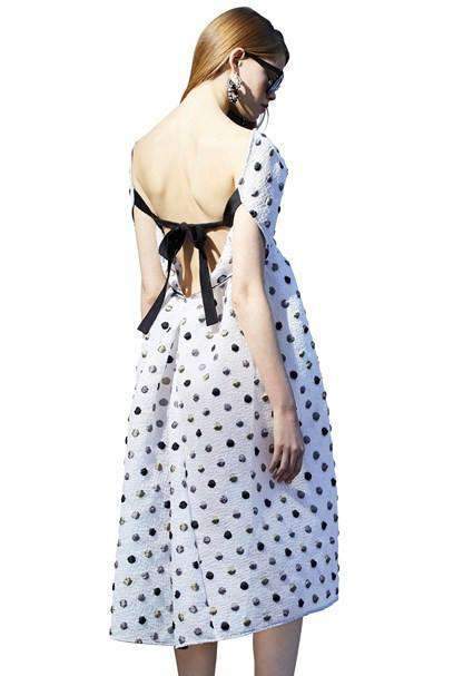 Cheap designer By Johnny Georgie Tie Back T Dress