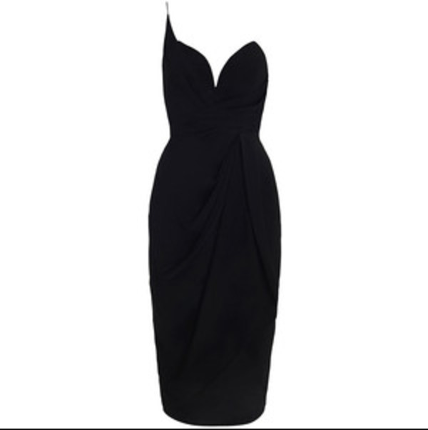 Borrow a Zimmermann Black Silk One Shoulder