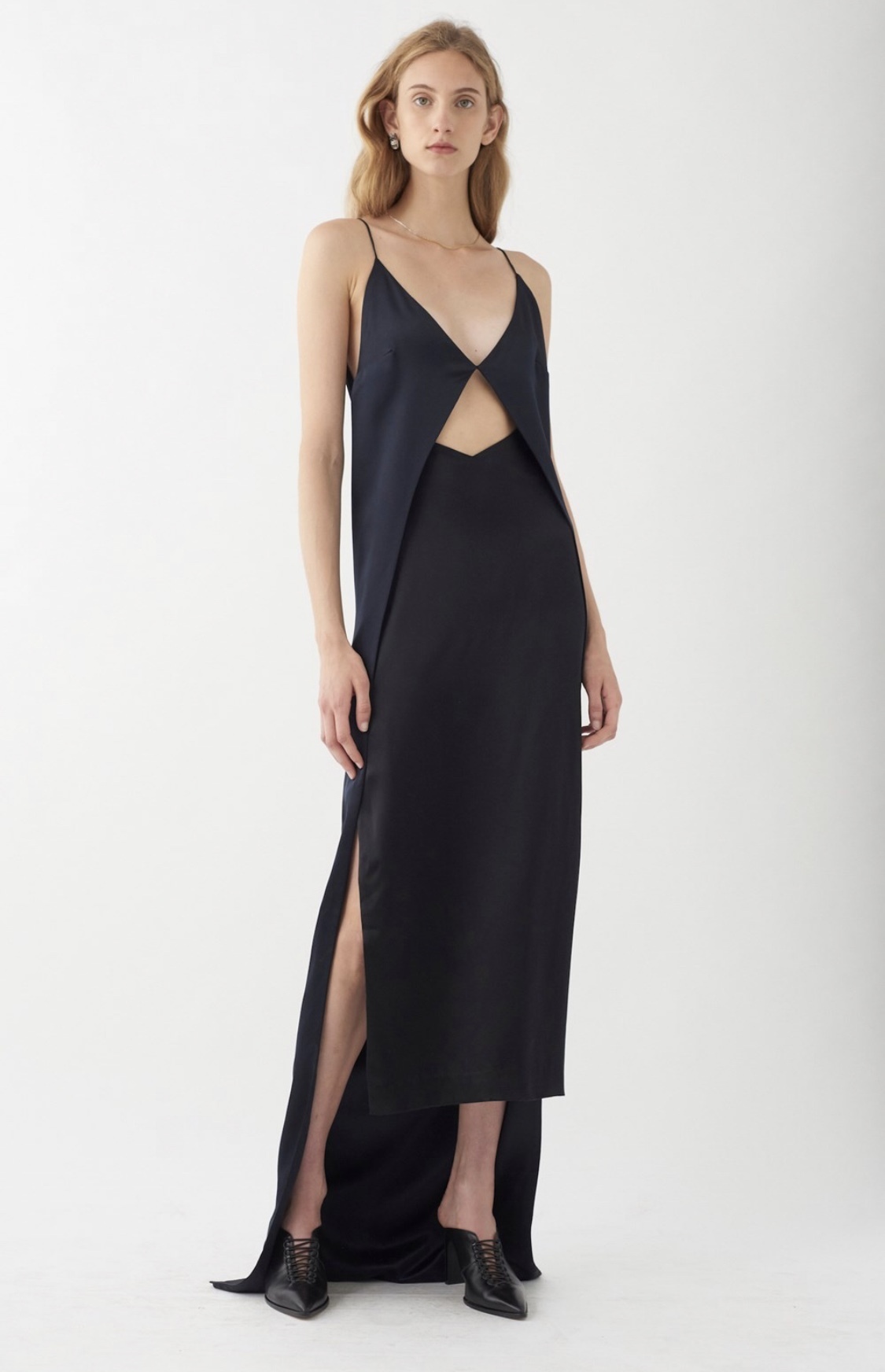 For rent a Dion Lee Tessellate Silk Satin Gown