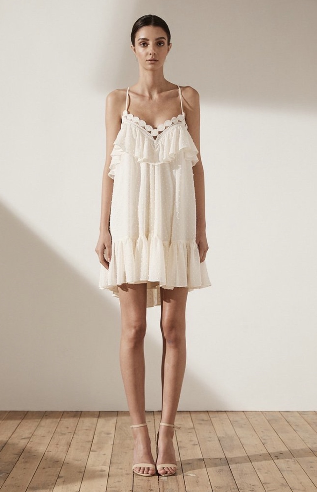 Designer rental Shona Joy Stella Cross Back Mini