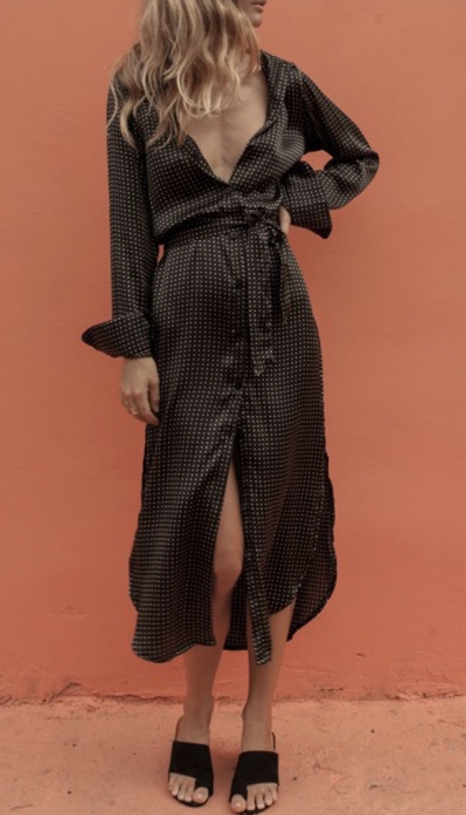 For rent a Posse Joni Long Sleeve Dress