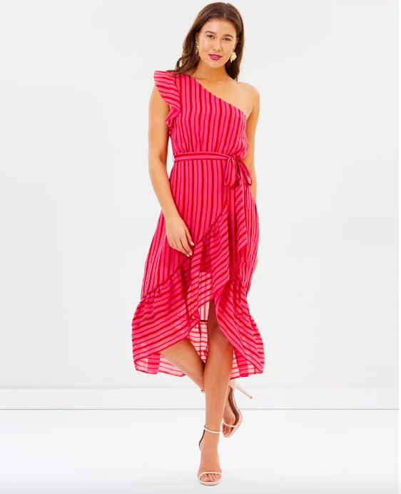 Cheap designer Talulah Candy Flounce Midi Dress
