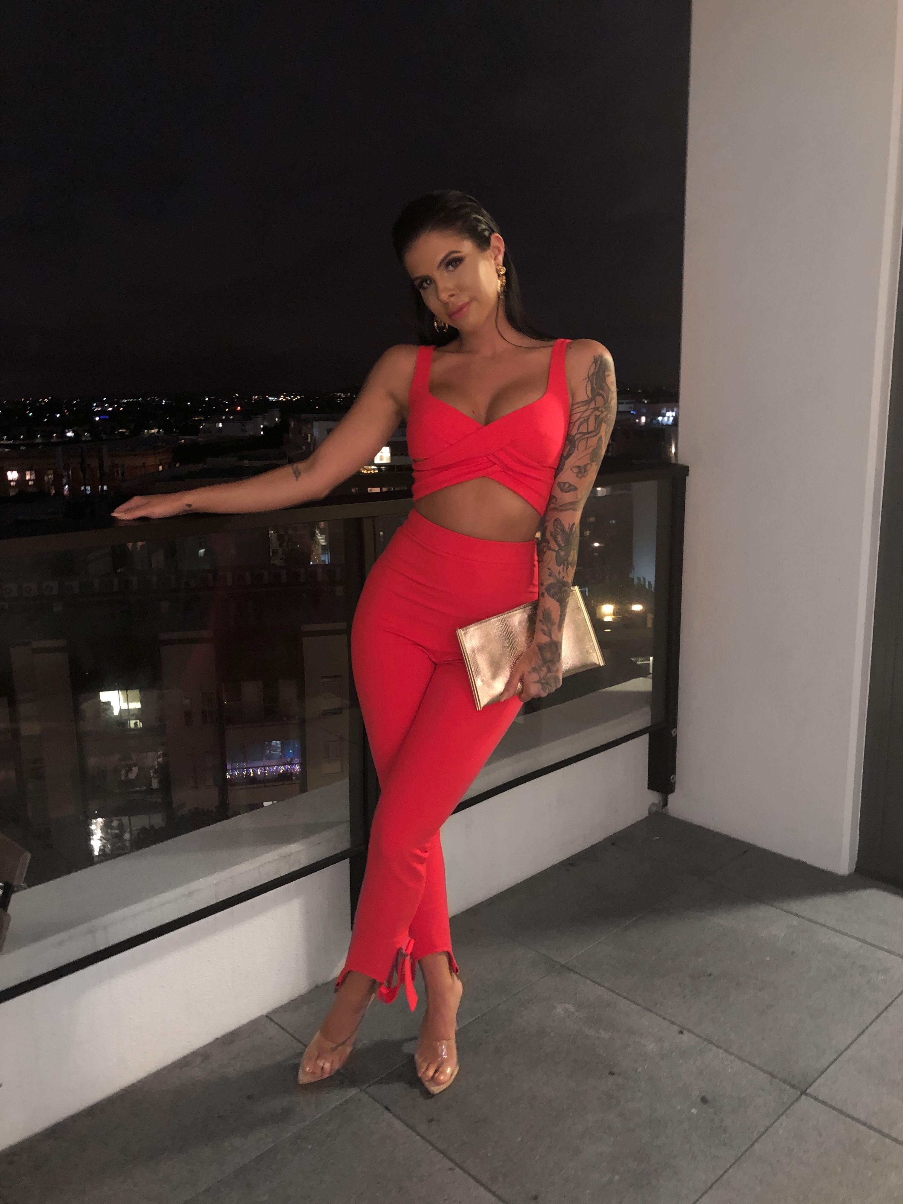 Rental Dion Lee Bra Top Stirrup Pants