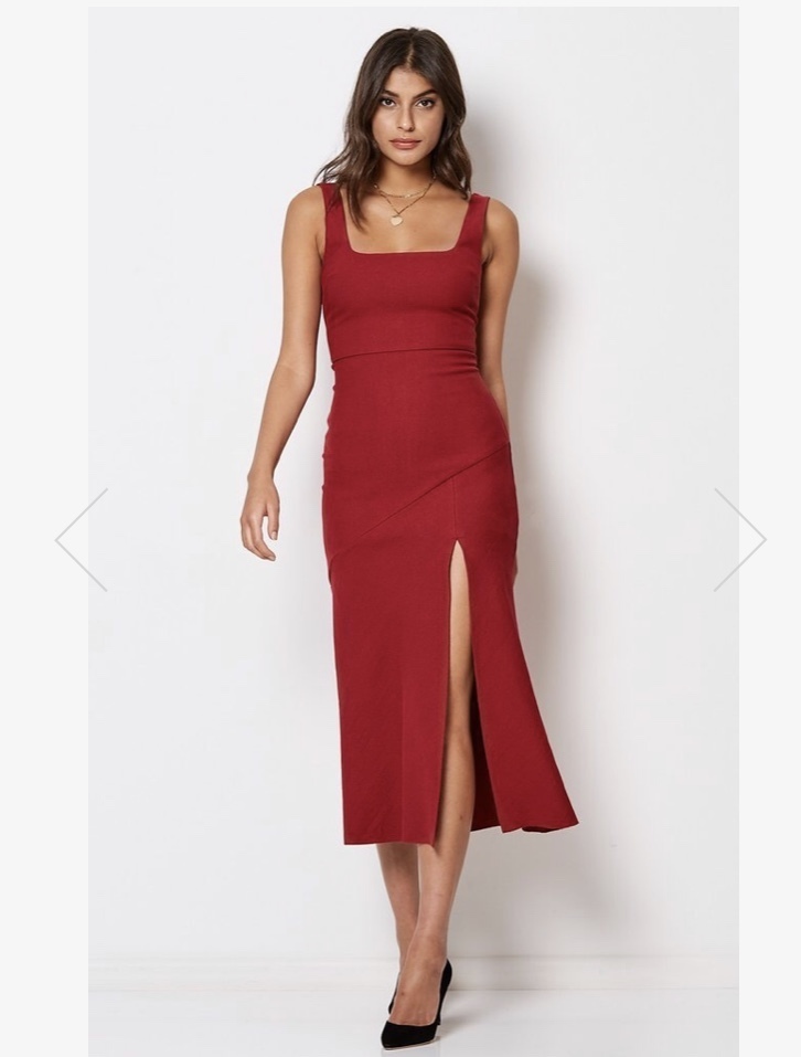 For rent a Bec & Bridge Schiffer Midi Dress