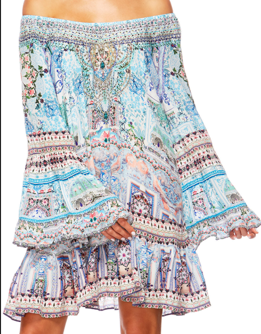 Designer rental Camilla Lovers Retreat A Line Frill Dress