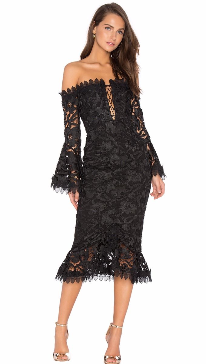 Hire a Nicholas Botanical Lace Cocktail Dress