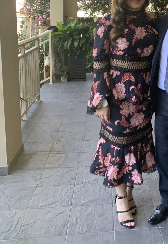 Formal rental Thurley Wild Flower Midi Dress