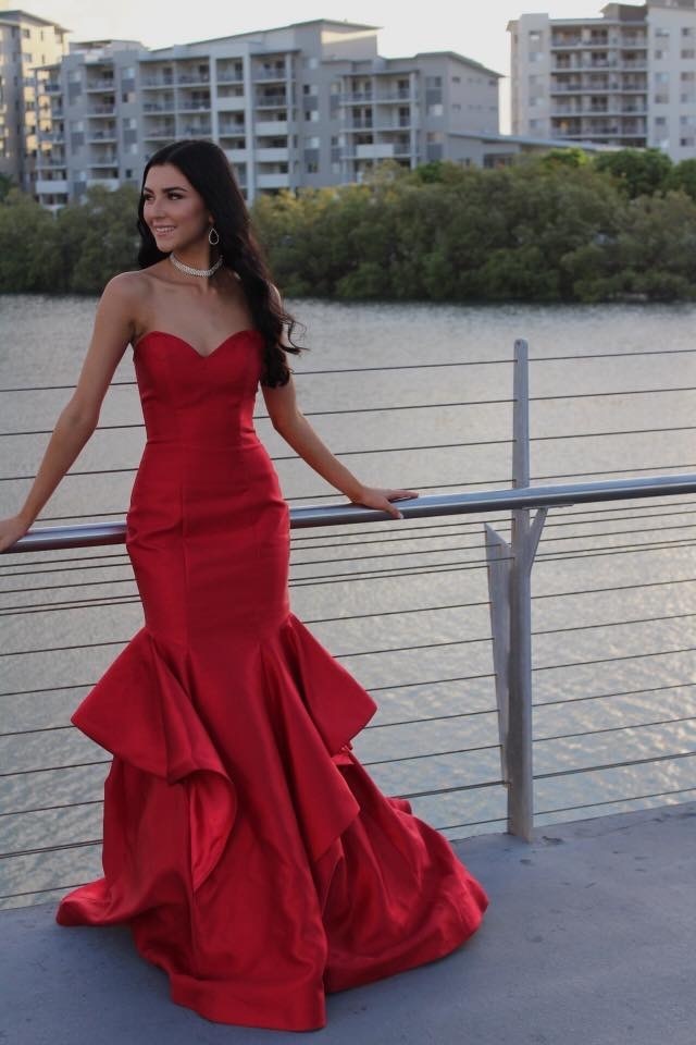For rent a Morilee Red Formal Dress
