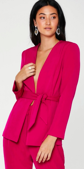 Formal rental Sheike Fanfare Pink Suit
