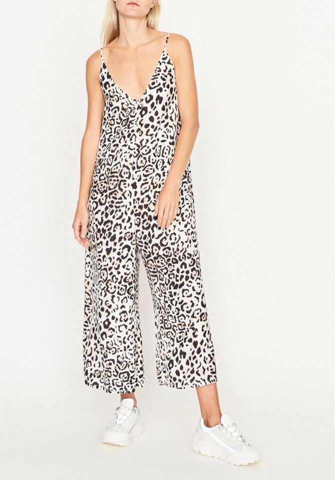 Formal rental Chosen By Tuchuzy Tarrow Jumpsuit Leopard