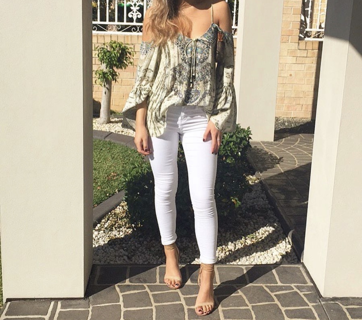 Loan a Camilla Love Weave Drop Shoulder Top