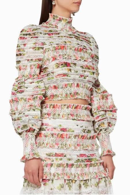 Hire a Zimmermann Radiate Skirt And Top