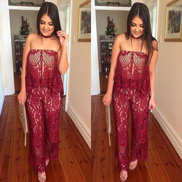 Formal rental Elliatt Lace Pantsuit