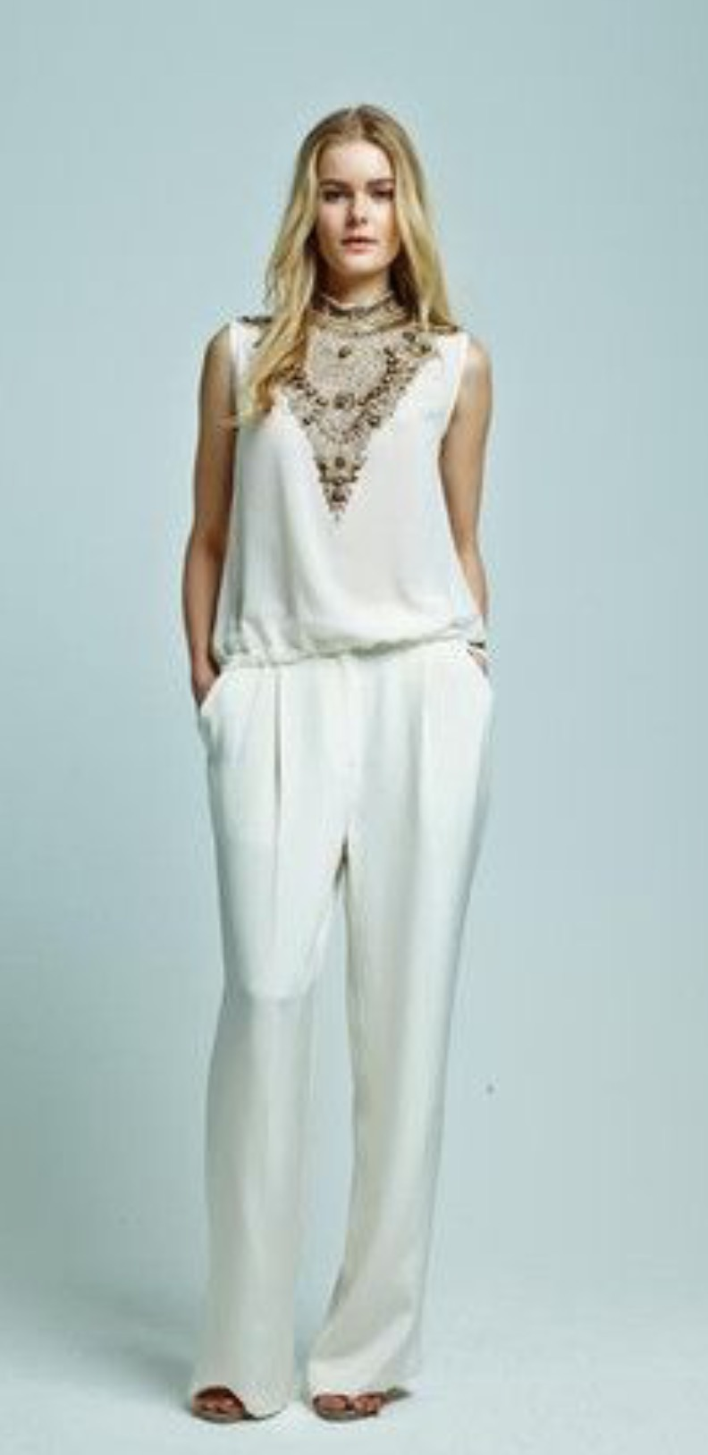 For rent a Coco Ribbon Embellished Blouse