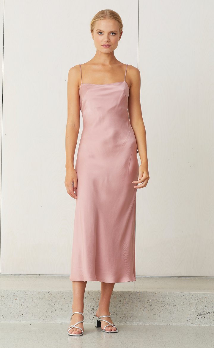 Rent a Bec & Bridge Classic Midi Dress Rosewater