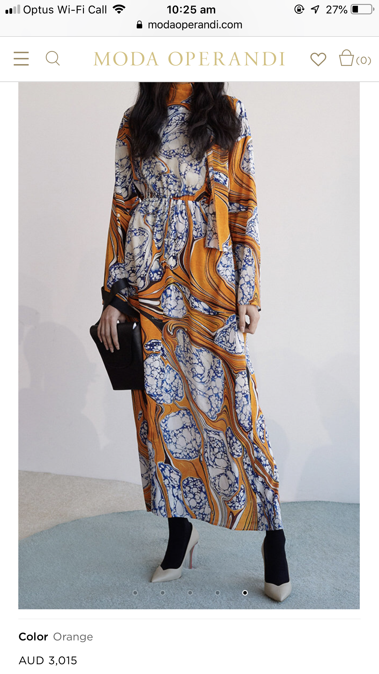 Rosie Assoulin Orange for hire