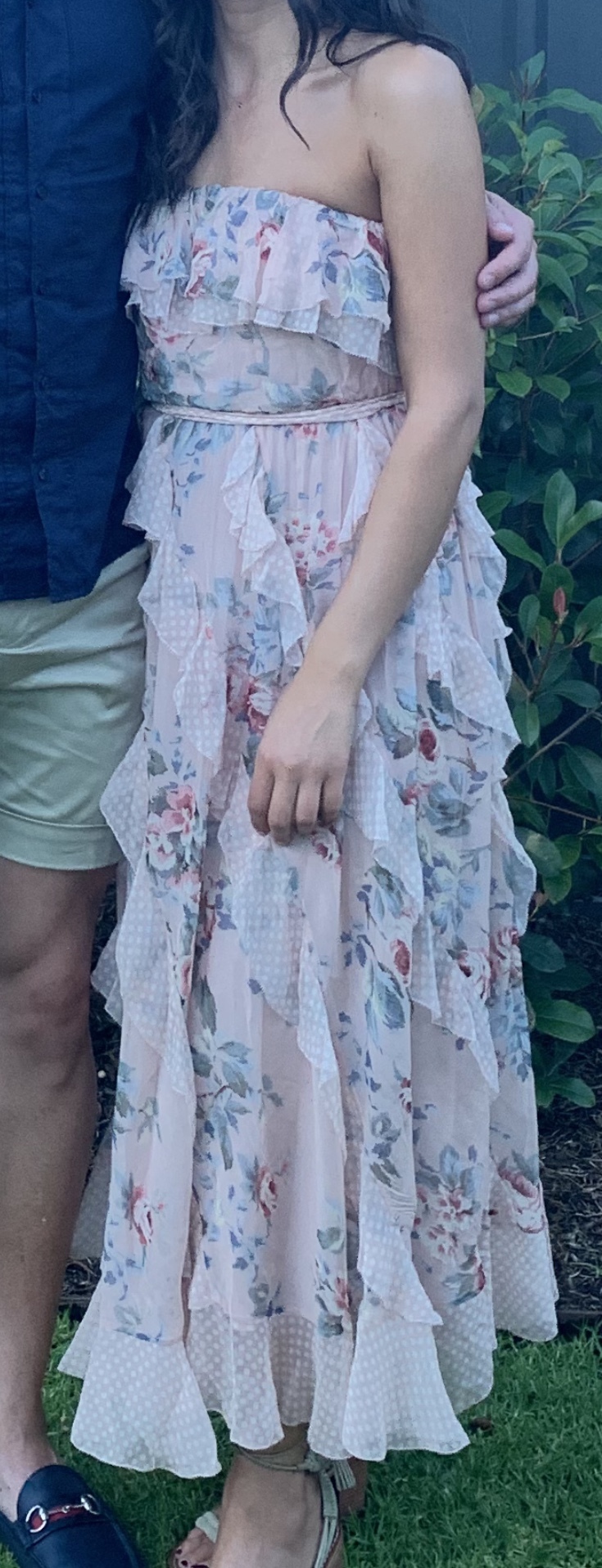 Affordable Zimmermann Zimmermann Bowie Waterfall Dress Peach Floral