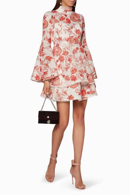 Cheap designer Thurley Chintz Print Broderie Dress