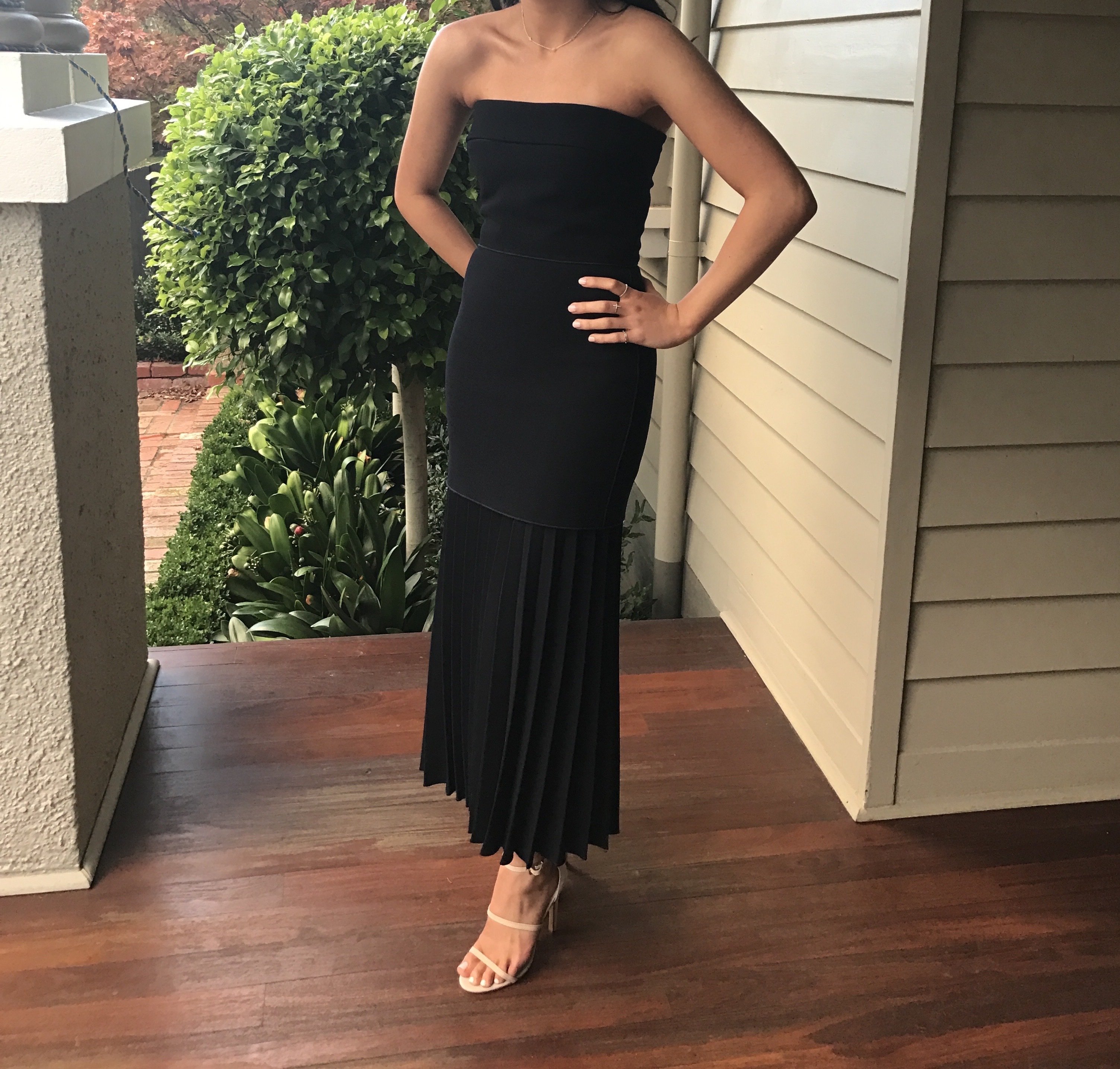 Loan a Dion Lee Linear Crepe Pleat Dress