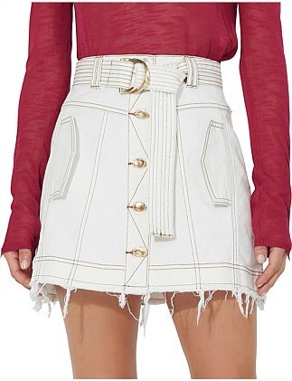 Cheap designer Aje Arlow Denim Skirt