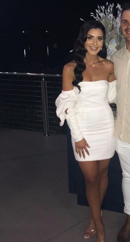 Designer rental Asilio Off The Shoulder Mini Volume Dress