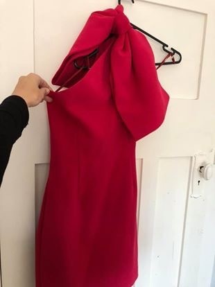 For rent a Rebecca Vallance Hampton’s Bow Mini Dress