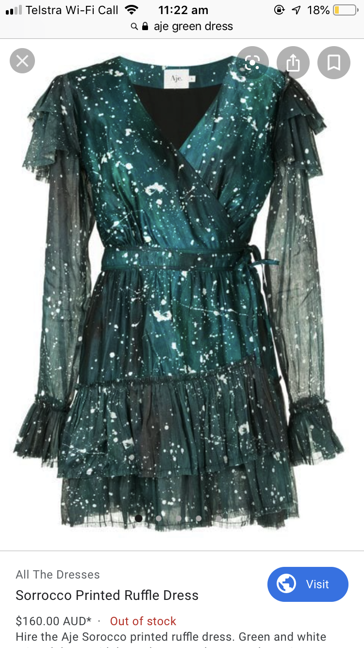 Affordable Aje Sorrocco Ruffle Dress