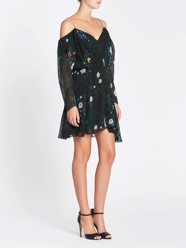 Affordable Camilla And Marc Arlen Cold Shoulder Mini Dress