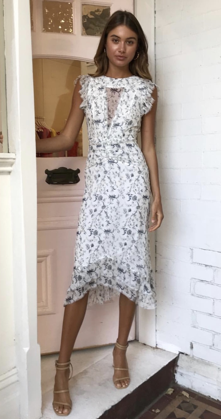 Formal rental Sir The Label Posey Ruffle Gown