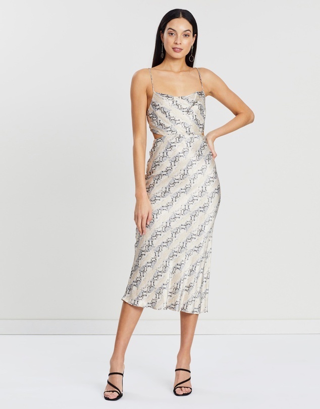 Loan a Bec & Bridge Python Midi Dress