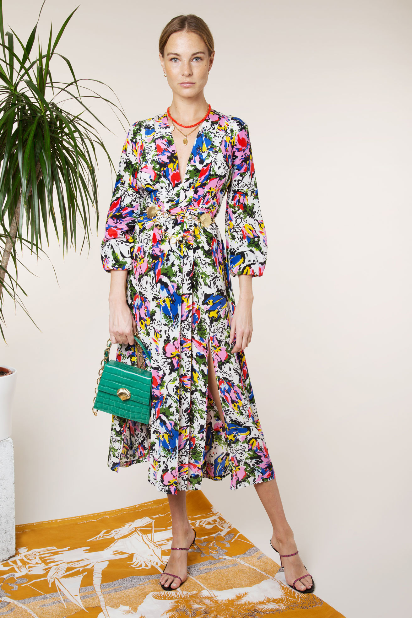 Rent a Rixo London Camellia Dress Multi