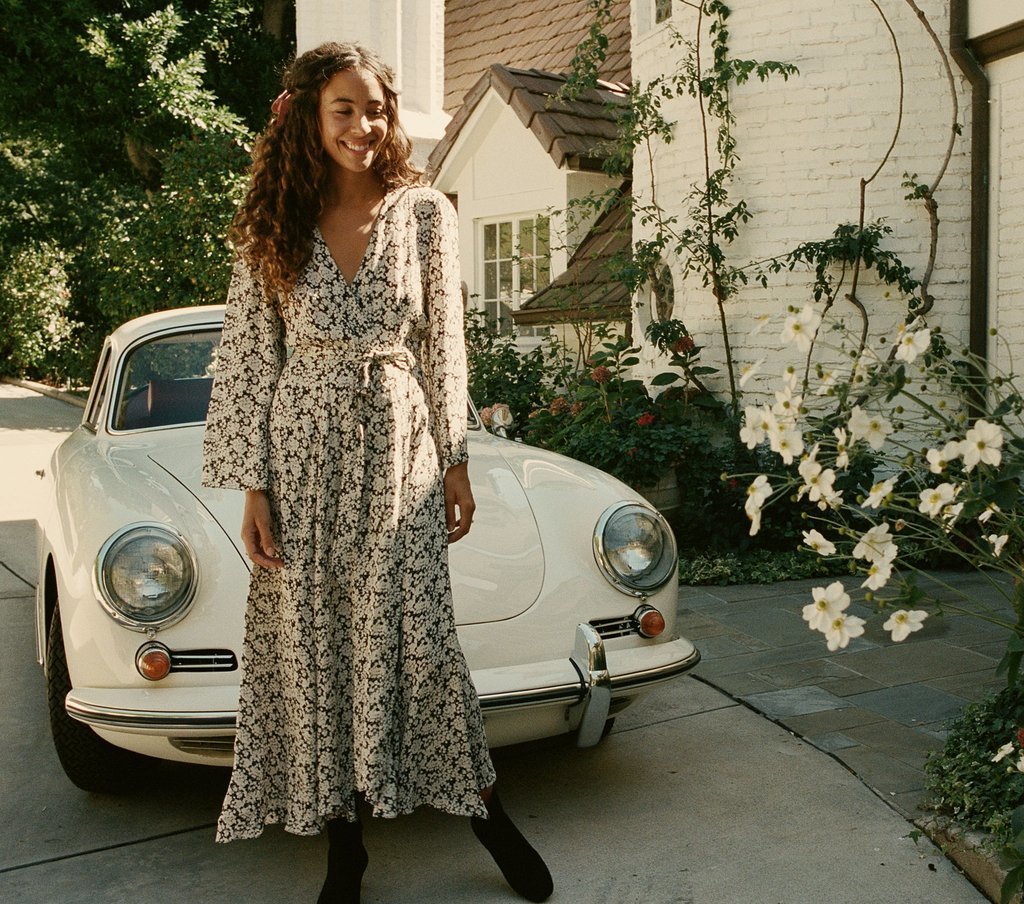 For rent a Dôen Augusta Wrap Dress