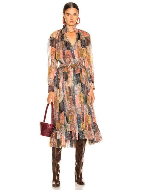Designer rental Zimmermann Ninety Six Smock Long Dress