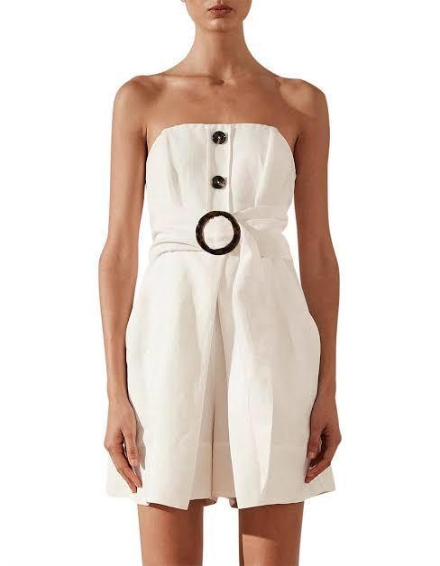 For rent a Shona Joy Gaia Bustier Playsuit