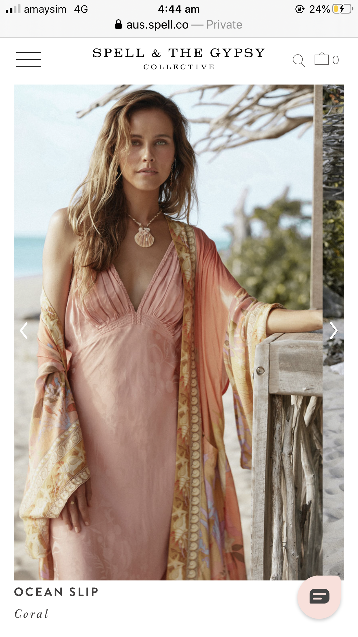 Rental Spell & The Gypsy Ocean Slip Dress