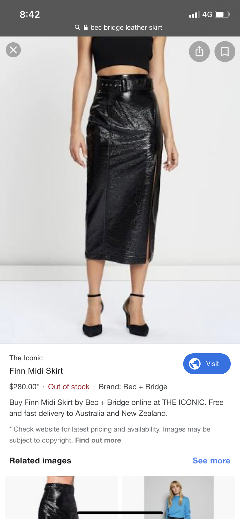 Formal rental Bec & Bridge Fian Midi Skirt