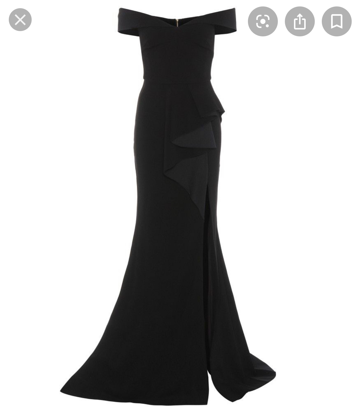 Borrow a Rebecca Vallance St Barts Ruffled Gown