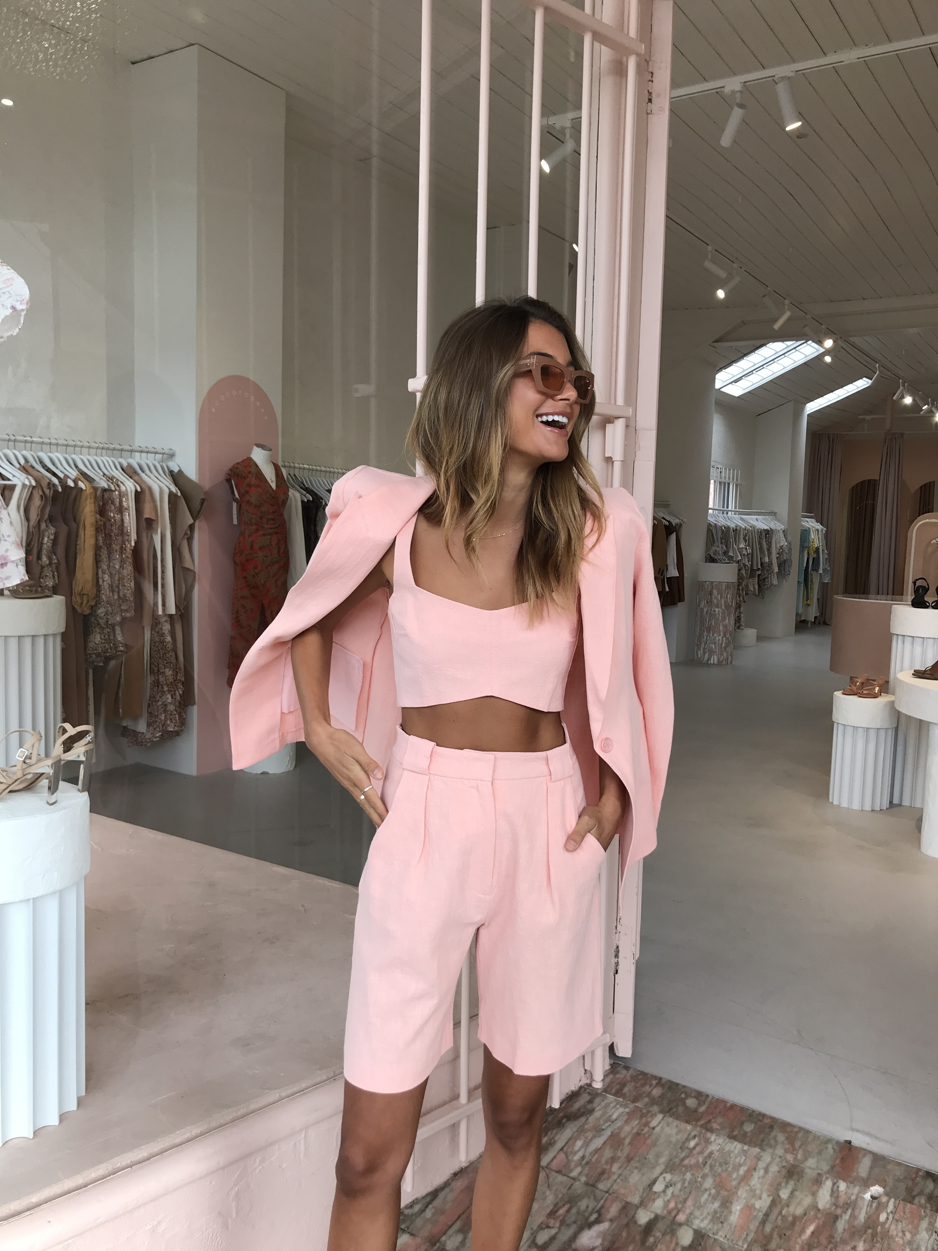 Cheap designer Pink Bec & Bridge