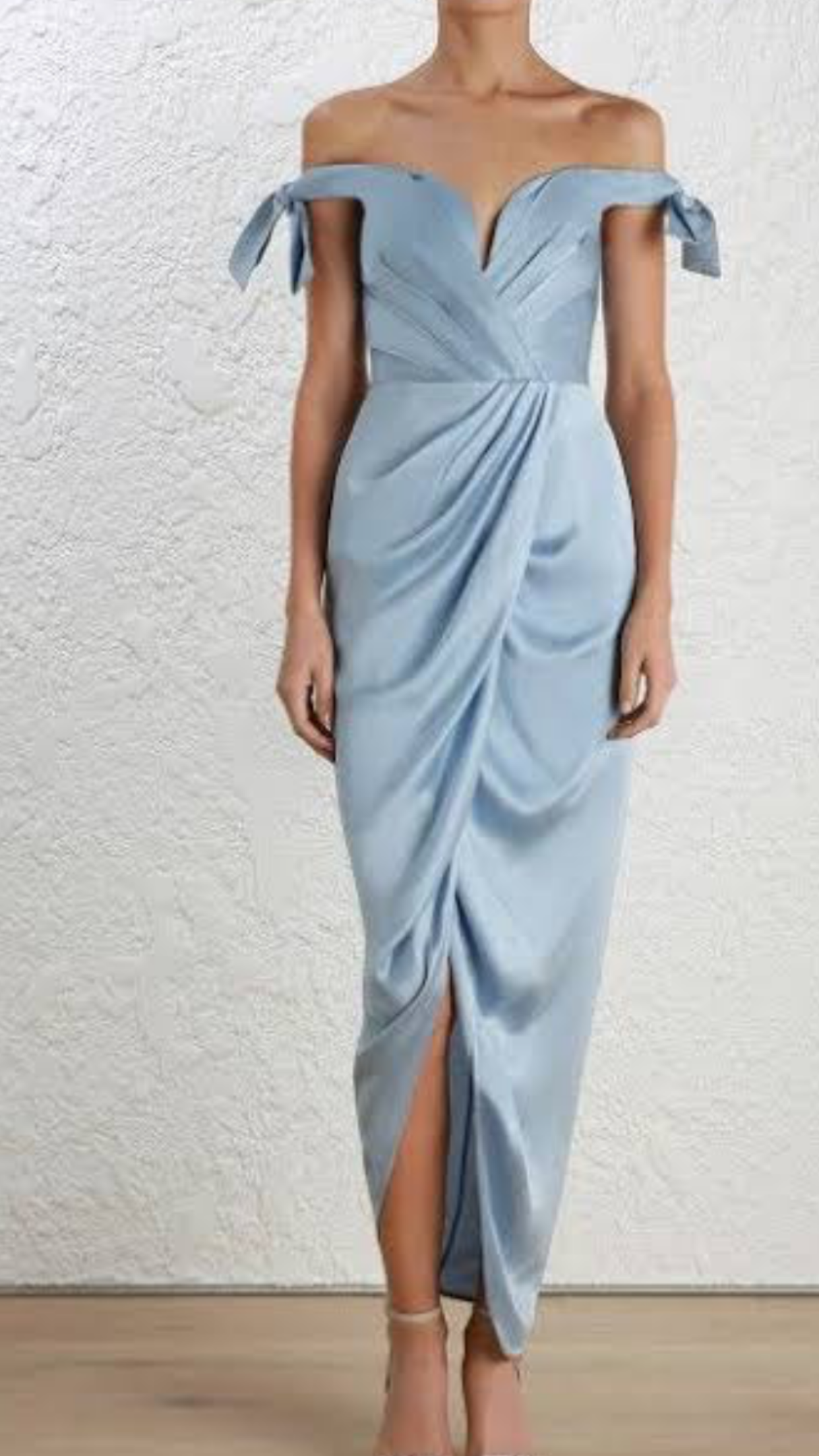 Rental Zimmermann Zimmermann Winsome Drape Cocktail Midi Dress