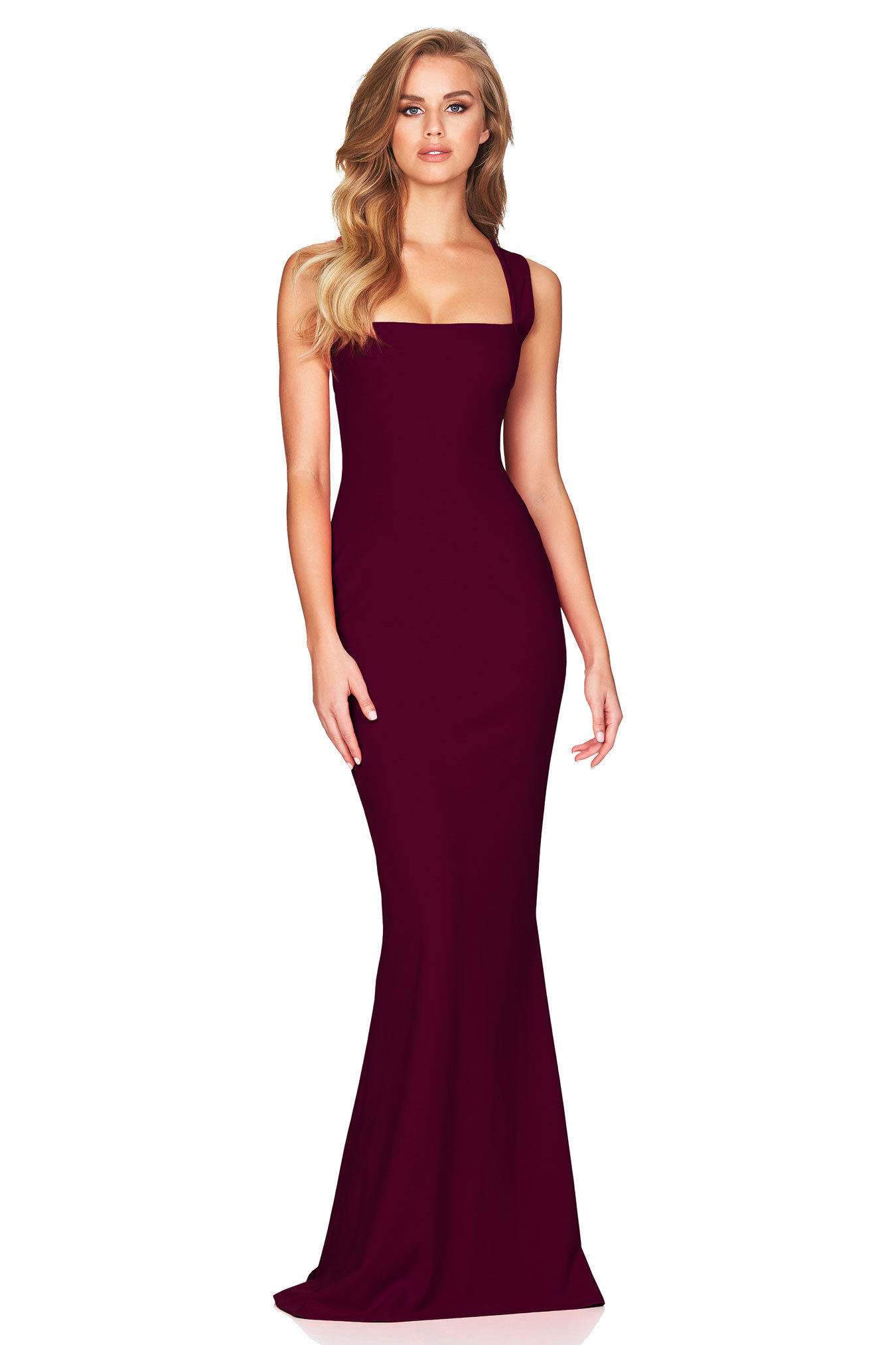 For rent a Nookie Viva 2 Way Gown Wine