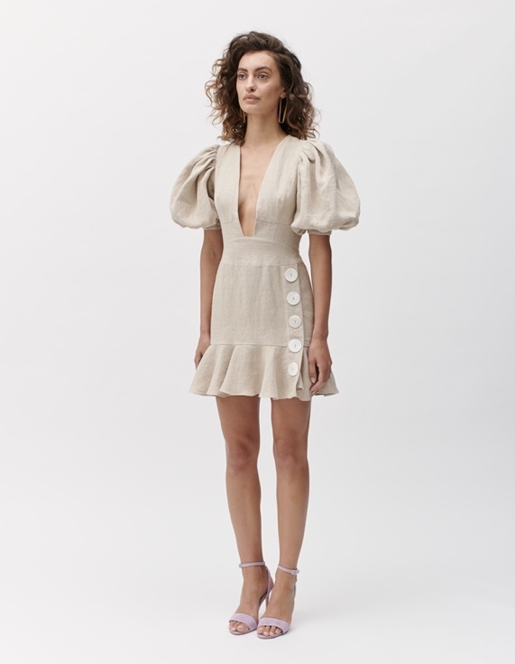 Borrow a Joslin Studio Sophia Linen Canvas Dress