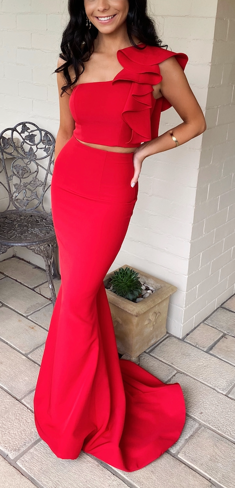 Formal rental Red Tania Olsen