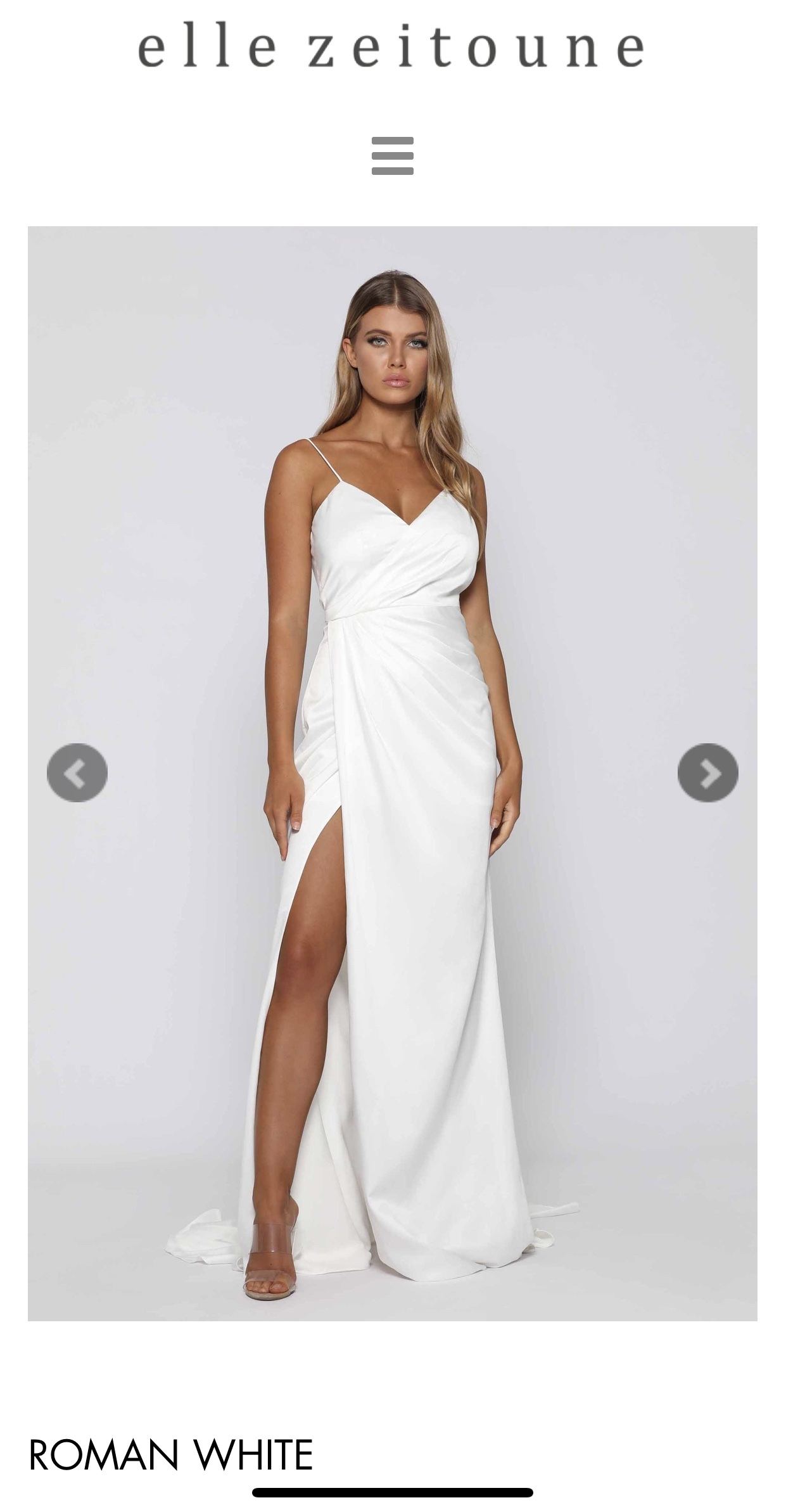 Borrow a Elle Zeitoune Roman White